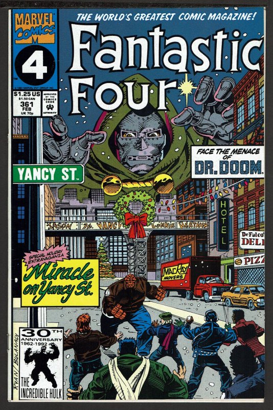 Fantastic Four #361  (Feb 1992, Marvel)  8.0 VF