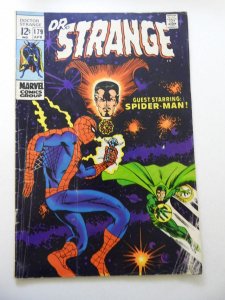 Doctor Strange #179 (1969) GD/VG Condition moisture stains
