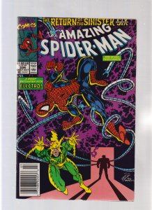 Amazing Spider Man #334 - Electro App/Sinister Six! (6.0/6.5) 1990