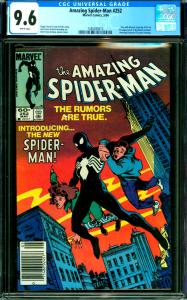 Amazing Spider-Man #252 CGC Graded 9.6 1st Black Costume