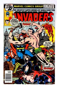Invaders #33 (1978) FN Thor Marvel