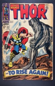 Thor #151 (1968)  DAMAGED COVER DETACHED