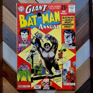 BATMAN ANNUAL #3 FN+ (DC 1962) 80-page GIANT Fantastic Foes Back Cover Gallery