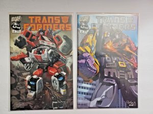 Transformers Preview #1 2 3 4 5 & 6 + Variants (16 books)- Dreamwave - 2002 - NM