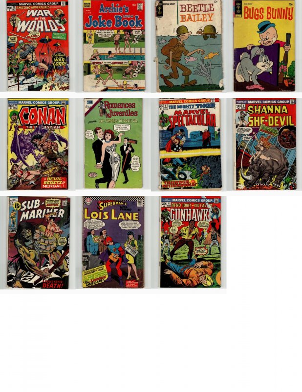 Mixed Lot of 11 Comics (See Description) Amazing Adventures, Archie, Beetle B...