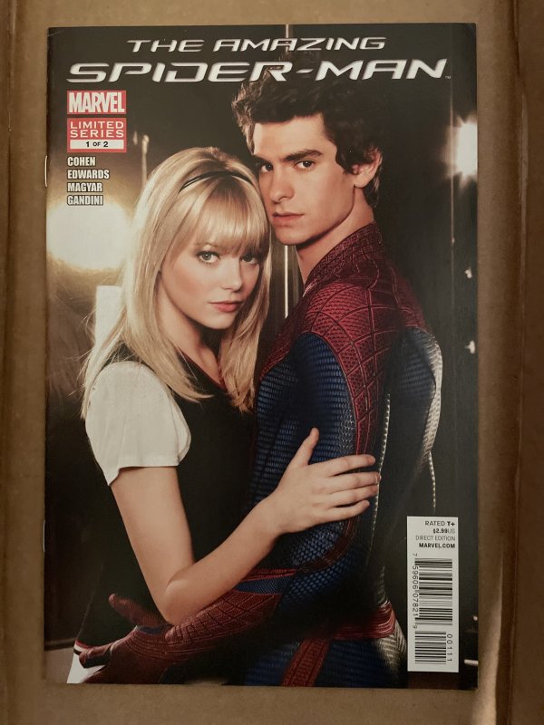 AMAZING SPIDER-MAN 2 (Andrew Garfield & Emma Stone) 8x10 Cast Photo Signed  In-Person at 's Entertainment Collectibles Store