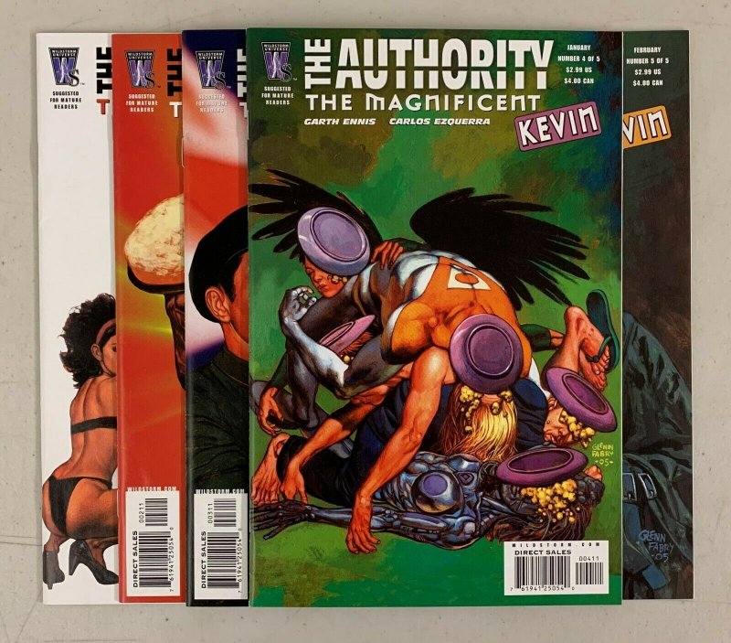 Authority The Magnificent Kevin (2005) #1-5 Set Garth Ennis 1 2 3 4 5 (8.0-9.0) 