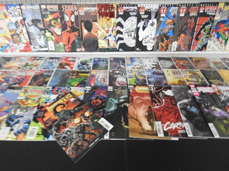 Huge Lot 180+ Comics W/ Venom, Spider-Man, Batman+ Avg VF+ Condition!