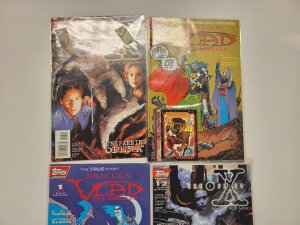 4 Topps Comics #1 2 Dracula Vlad the Impaler + #7 12 X Files 65 LP4