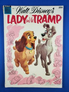 DELL GIANT LADY AND THE TRAMP 1 VG+ 1955