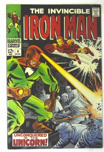 Iron Man (1968 series)  #4, VF+ (Actual scan)