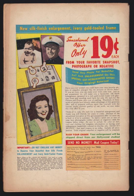 Daredevil Comics #58 2.5 GD+ Lev Gleason - Jan 1949