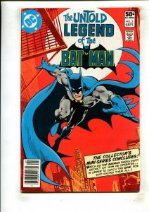 THE UNTOLD LEGEND OF BATMAN #3 (5.0) THE MAN BEHIND THE MASK!! 1980