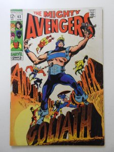 The Avengers #63 (1969) Great Read! Sharp Fine/VF Condition!