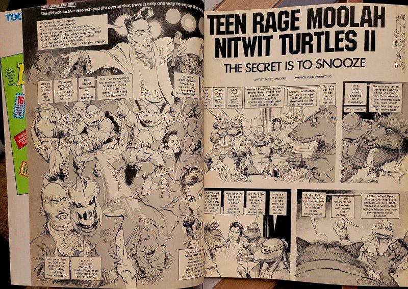 Vintage MAD Magazine #306 (Oct 1991) TMNT | VANILLA ICE | DAN QUAYLE