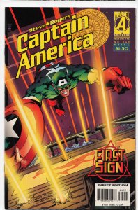 Captain America #449 Newsstand Edition (1996) Captain America