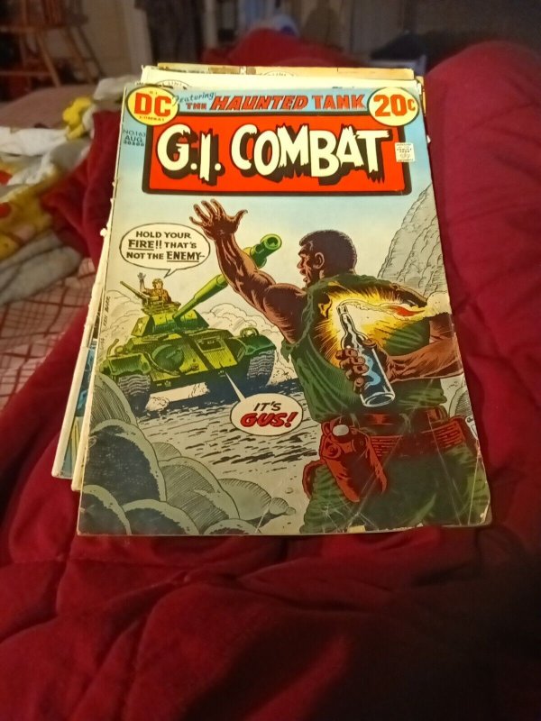 G.I Combat 7 Issue DC Bronze Age Comics Lot Run Set Haunted Tank Collection
