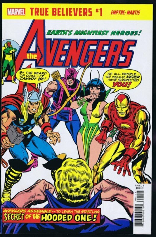 True Believers Empyre Mantis #1 Marvel Comics Avengers 