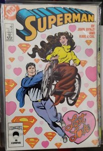 SUPERMAN # 12 1987  DC comics john byrne  CLARK KENT   lost love
