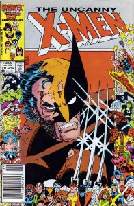 Uncanny X-Men, The #211 VF ; Marvel | 25th Anniversary Frame Cover