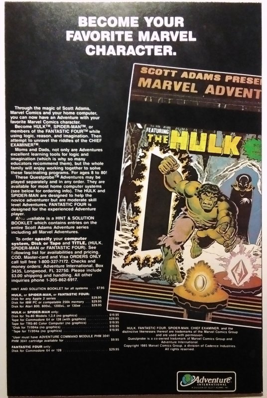 The Uncanny X-Men #205 CPV (1986)