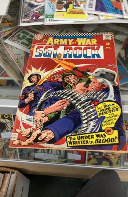 Our Army at War #166 (1966) Mid-Grade FN Sgt Rock, Easy Co Joe Kubert Art Wow!