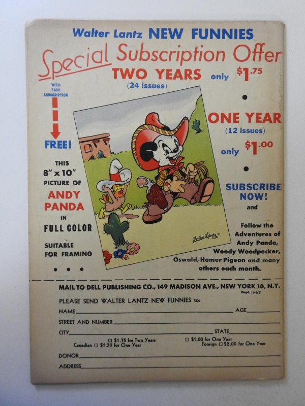 Walter Lantz New Funnies #129 (1947) FN Condition!