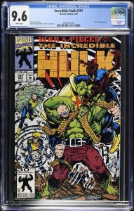 Incredible Hulk #391 (3/92) Graded CGC 9.6