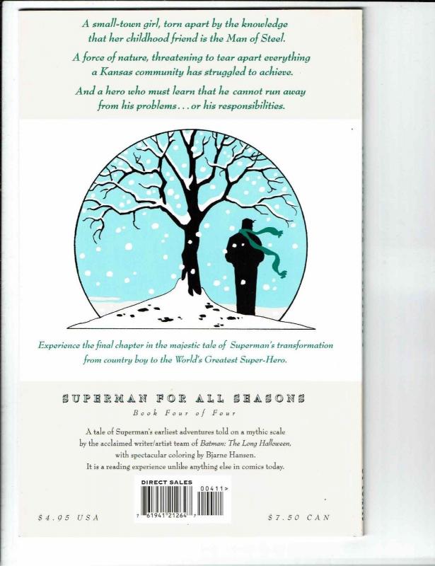 Superman For All Seasons COMPLETE DC Comics Ltd Ser # 1 2 3 4 Jeph Loeb TS J105