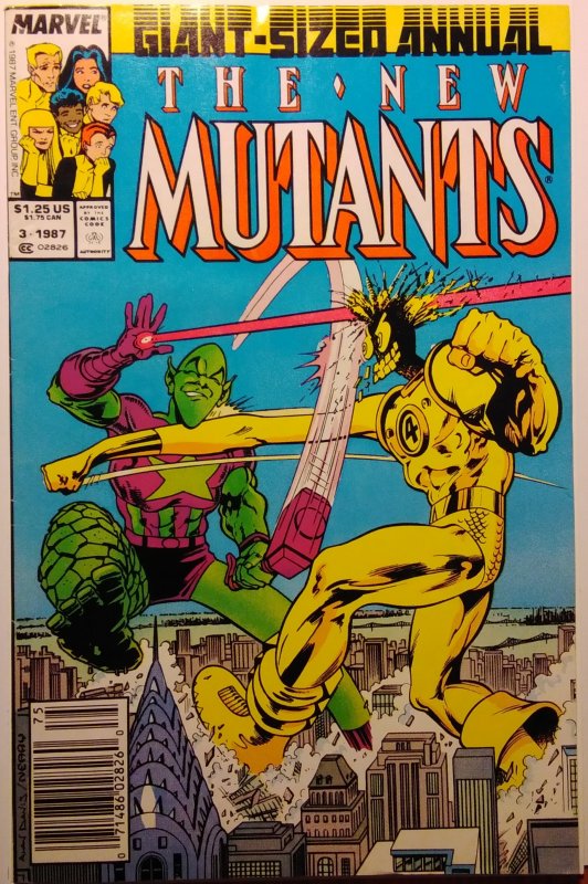 The New Mutants Annual #3 Newsstand Edition (1987)