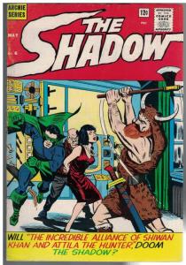 SHADOW  (1964-1965 ARCHIE) 6 VG-F May 1965