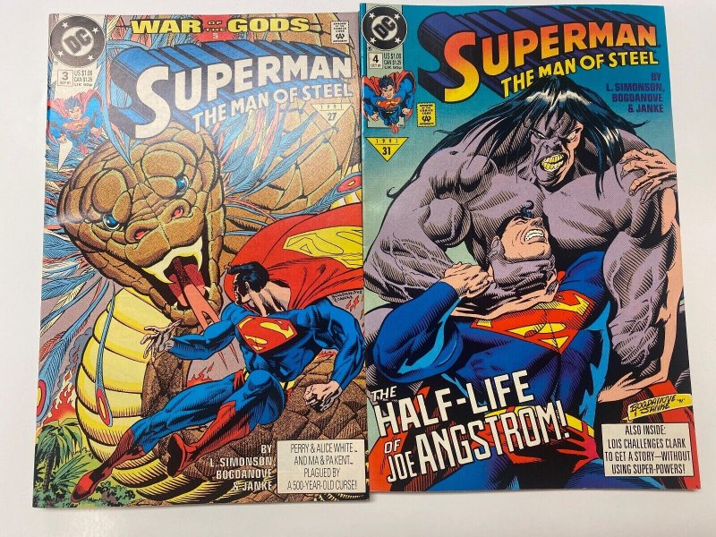 4 Superman DC COMICS #1 2 3 4 21 KM4