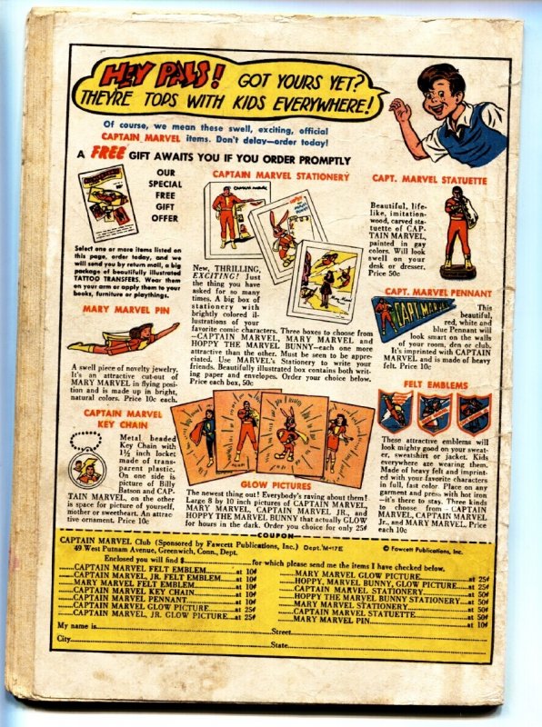 Bulletman #16 comic book 1942-Fawcett-Elephant cover-Bulletgirl