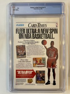 Venom: Lethal Protector 1 CGC 9.6 WHITE pages 1st Venom in own title, foil cover