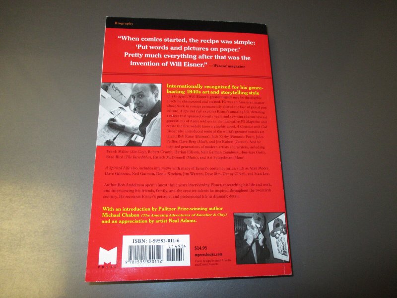 2005 Will Eisner A Spirited Life SC 276 pgs VF+ by Bob Andelman