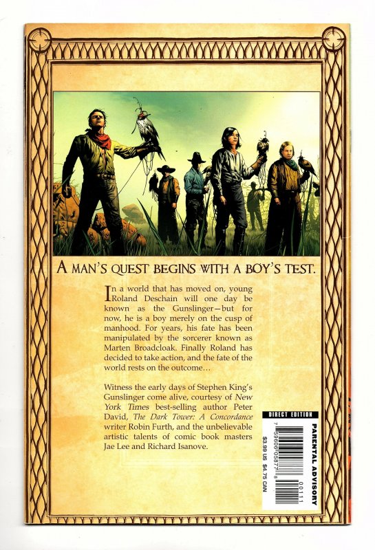 DARK TOWER: THE GUNSLINGER BORN #1 (2007) JAE LEE | DIRECT | OPTED FOR NETFLIX