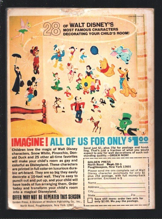 Walt Disney Comics Digest #21  1970 - Gold Key  -VG- - Comic Book