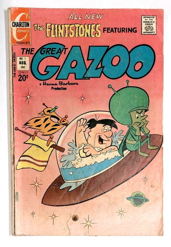 Great Gazoo #1-1973-FLINTSTONES Spinoff - Charlton  Hanna-Barbera TV series
