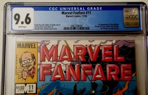 Marvel Fanfare #11 CGC 9.6 WP George Perez 1st Iron Maiden FREE SHIPPING