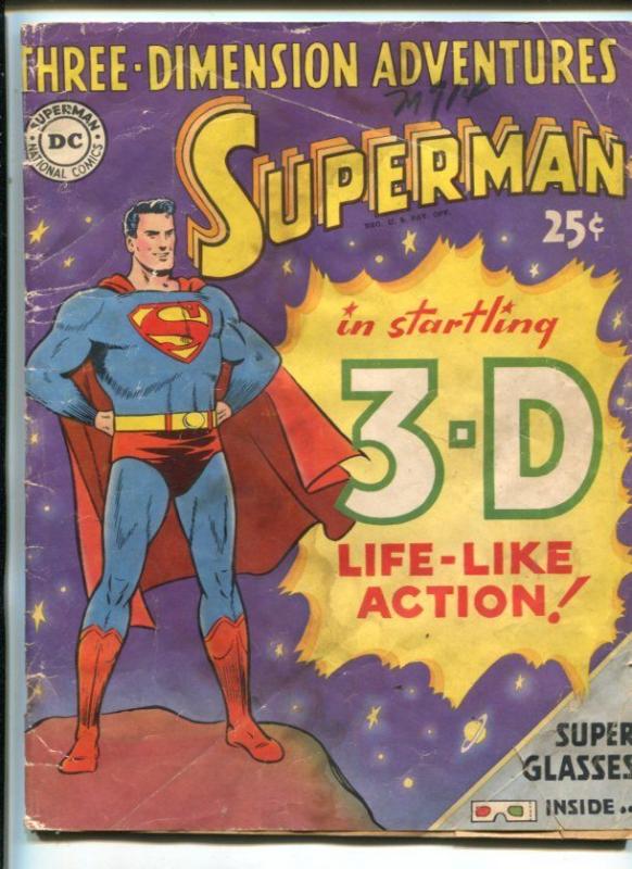 THREE DIMENSION ADVENTURES-SUPERMAN-1953-DC-3D GLASSES-fr