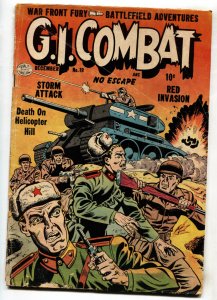 G.I. COMBAT #19 1954-QUALITY COMICS-COMMIES-KOREAN WAR! G+