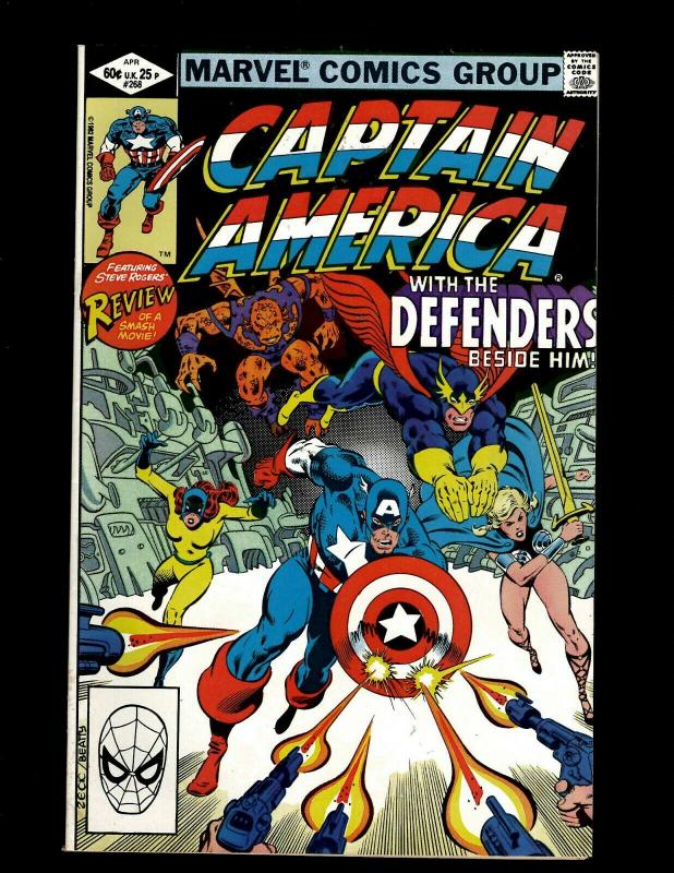 12 Captain America Comics #265 266 267 268 269 270 271 272 273 274 275 276 J411