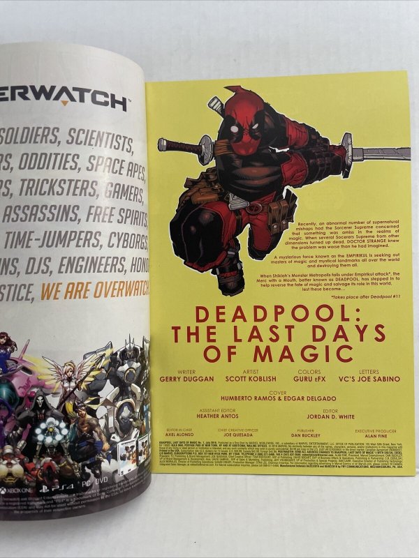 DeadPool Last Days Of Magic #1