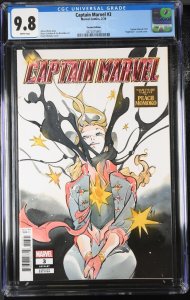 Captain Marvel #3 CGC 9.8 Peach Momoko Nightmare Variant Cover Marvel 2023
