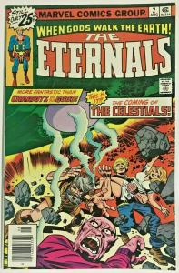 ETERNALS#2 VF 1976 JACK KIRBY MARVEL BRONZE AGE COMICS