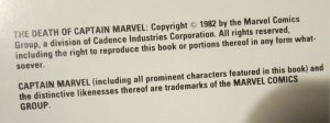The Death of Captain Marvel