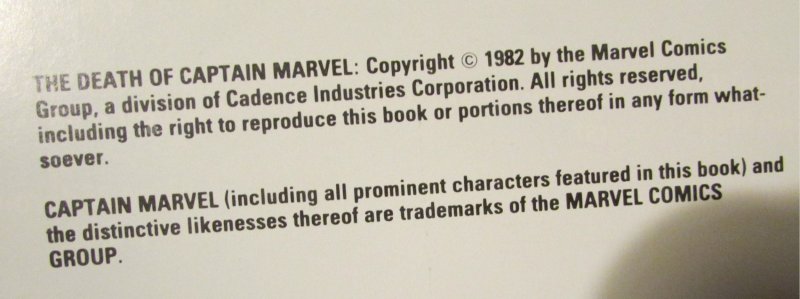 The Death of Captain Marvel