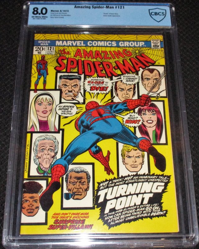 The Amazing Spider-Man #121 (1973) CBCS 8.0