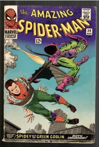 AMAZING SPIDERMAN 39 VG/F 5.0;1st ROMITA art;KEY!;GOBLIN IDENTITY  REVEALED!