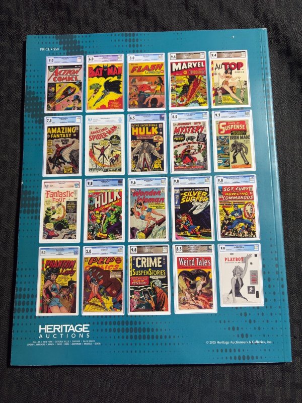 2025 Nov 20 & 22 HERITAGE 132pg Action Catalog FN+ 6.5 Action Comics #15 Cover